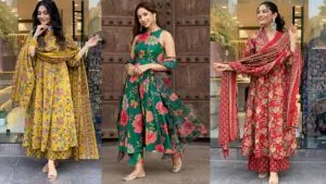 Designer Frock Anarkali Suits With Dupatta