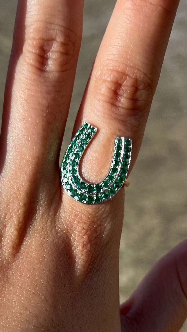 Horseshoe Ring with Diamonds – Bailey's Fine Jewelry