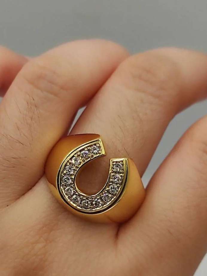 Omkar Shani Ka Chhalla, Kale Ghode Ki Naal Ring, India | Ubuy