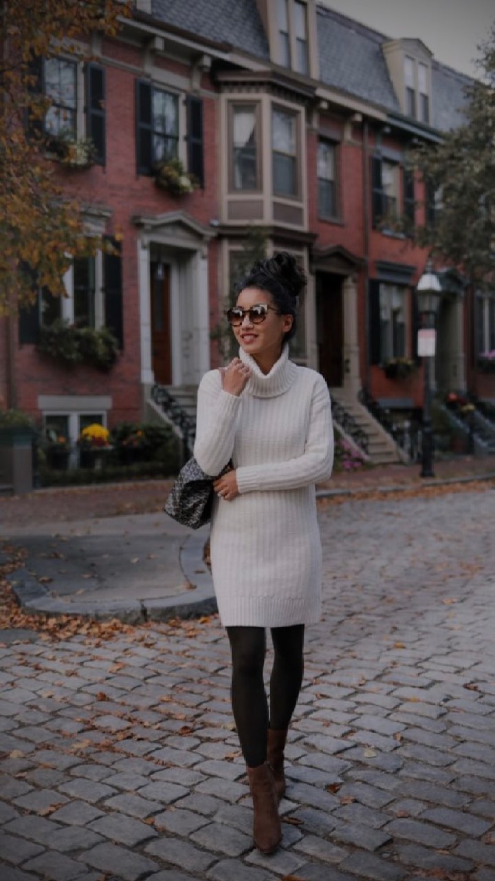 I LIVE for a soft, cozy and long tunic sweater that I can wear with leggings  in the Fall! This one fits all the boxes and comes in several… | Instagram
