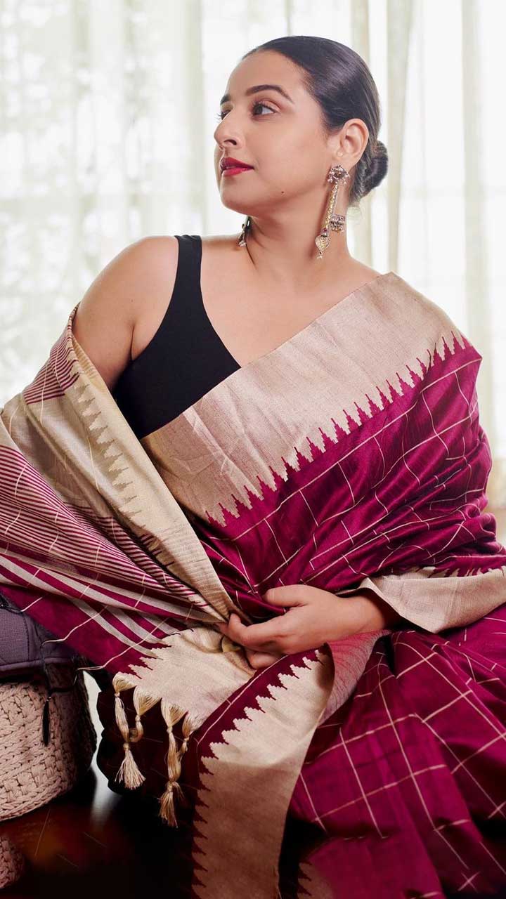Vidya Balan Linen Sarees at Best Price in Bhagalpur | Silk Fantasy