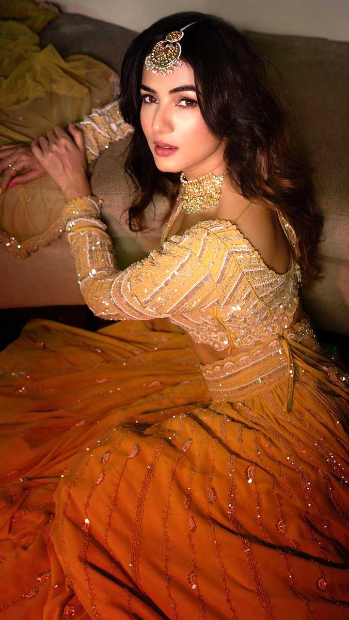 Sonal chauhan pink georgette anarkali 4808 | Indian dresses, Pakistani  dresses, Fashion