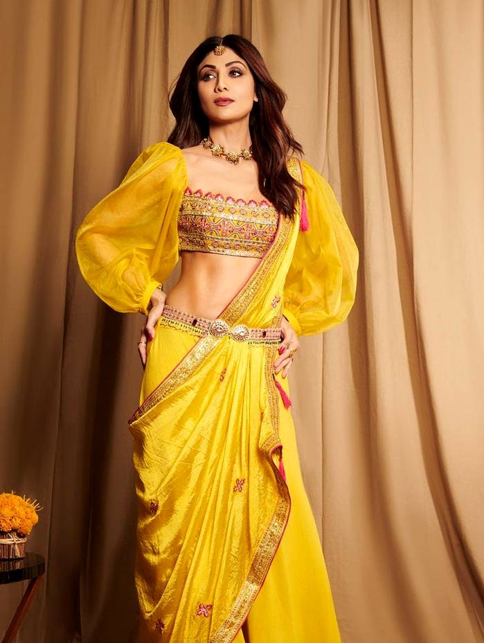 Best Shilpa Shetty sarees for Karwa Chauth | Zoom TV