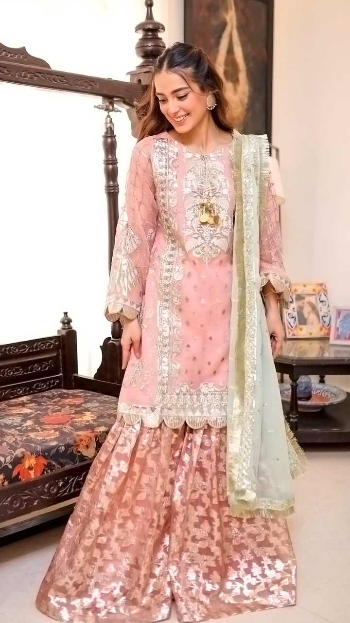 Sharara Dress For Wedding With Price | Punjaban Designer Boutique