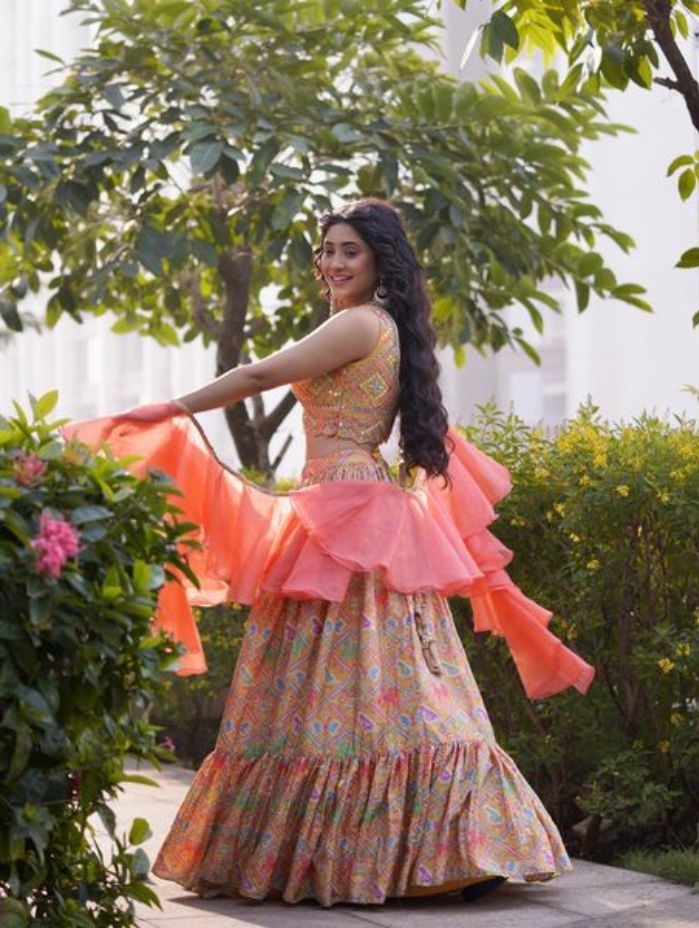 shivangisworld shared a photo on Instagram: “Pretty Naira ❤️ #Naira # shivangijoshi #Shivangi #weloveshiv… | Happy dresses, Bollywood dress,  Indian fashion dresses