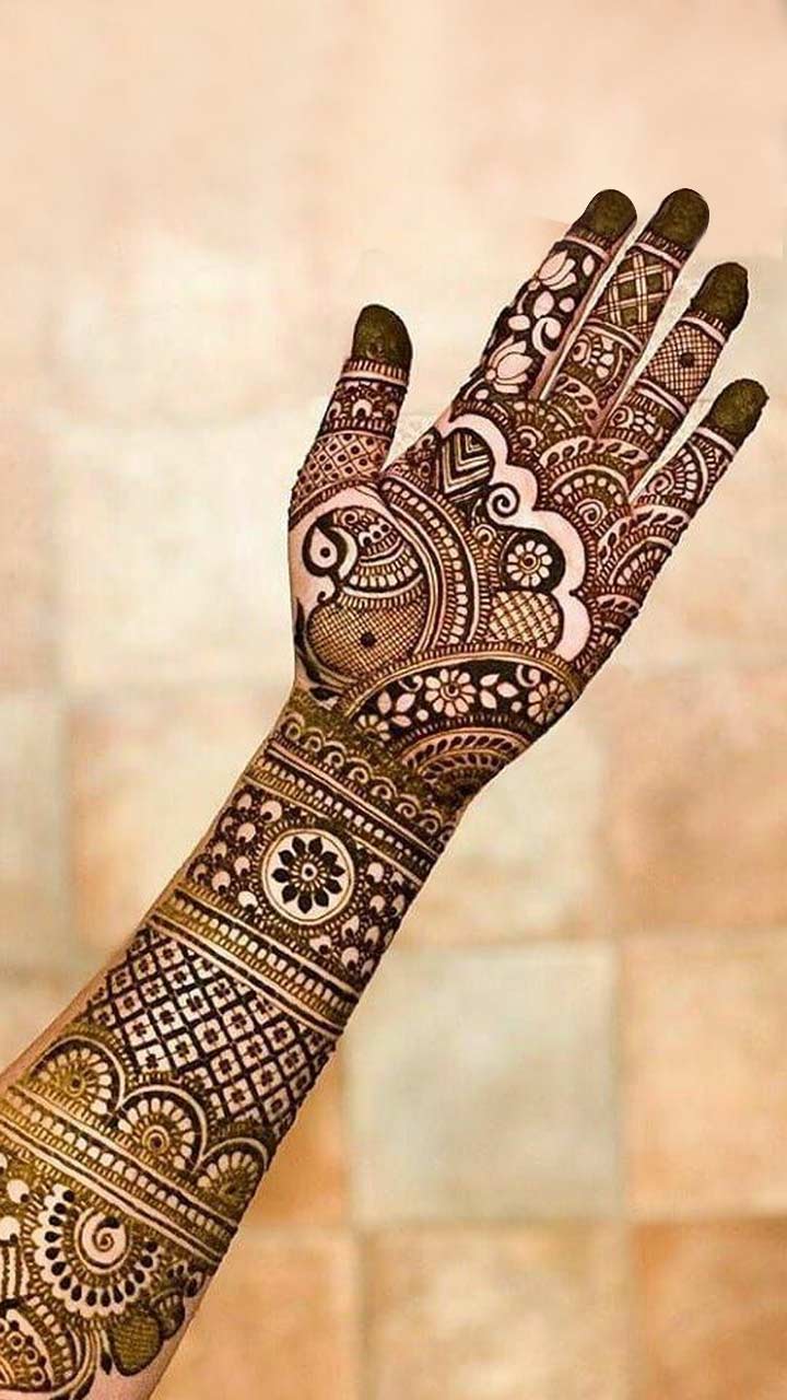 Chaitra Navratri 2022 Mehndi Design Images: Easy and New Mehandi Patterns  and Beautiful Goddess Durga Mehndi Tattoo For The Nine-Day Festival (Watch  Videos) | 🙏🏻 LatestLY